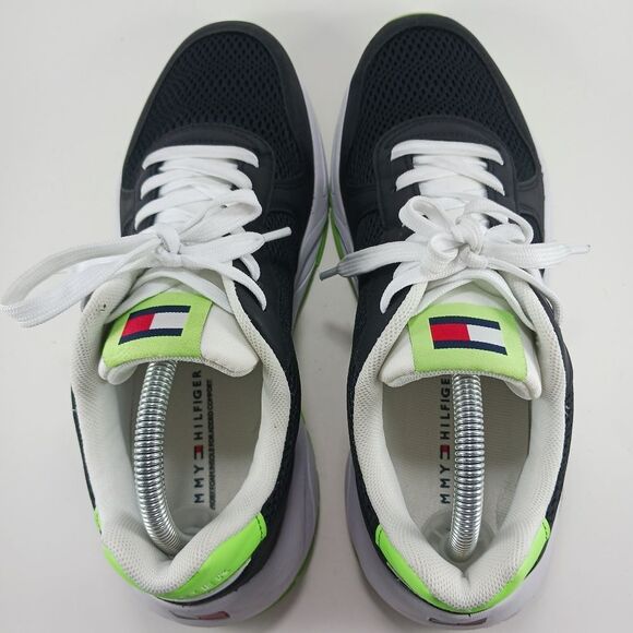 Tommy Hilfiger TMmartell- SS Athletic Shoe/ Sneaker Men\'s 8.5. Black/White/Green main image 11